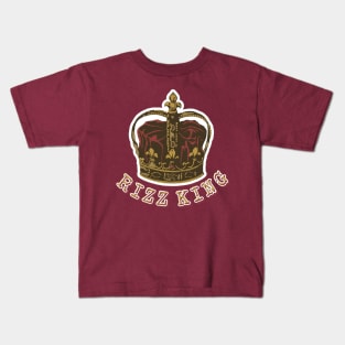 RIZZ KING Kids T-Shirt